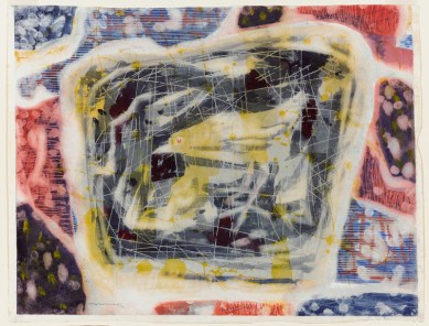 Jock Macdonald, “The White Bird”, 1952, watercolour and coloured ink on paper, 37.3 x 47.8 cm, Art Gallery of Ontario, gift from the John Paris Bickell Bequest Fund