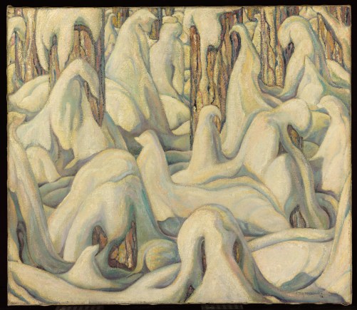 Jock Macdonald, “In the White Forest”, 1932, oil on canvas, 66 x 76.2 cm, Art Gallery of Ontario