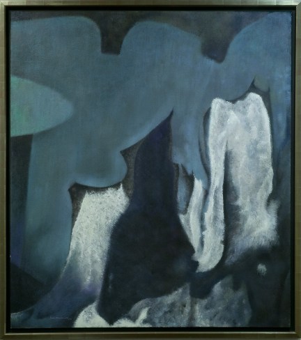 Jock Macdonald, “Lament”, 1958, oil and Lucite 44 on canvas, 137.2 x 129 cm, Royal Bank of Canada, photo Cheryl O'Brien