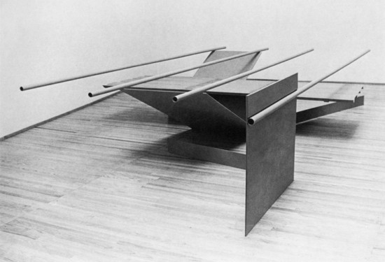 Anthony Caro, "Prairie", painted steel, 1967, Copyright Barford Sculptures