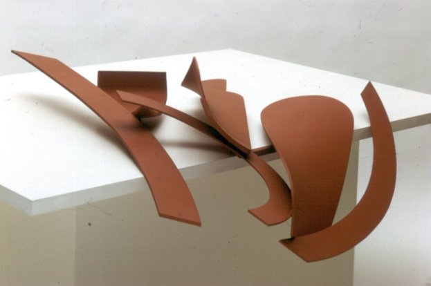 Anthony Caro, "Table Piece LXXXII", painted steel, 1969 