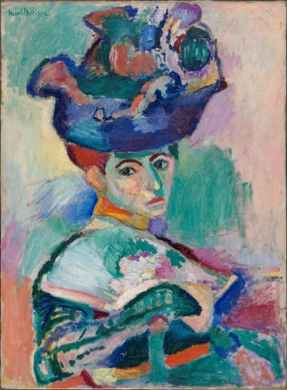 Henri Matisse, "Woman with a Hat", 1905, San Francisco Museum of Modern Art