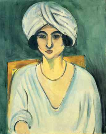 Henti Matisse, "Woman in a Turban", 1917, Baltimore Museum of Art.