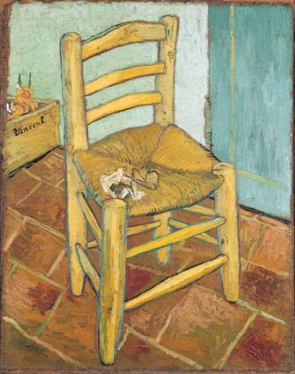 Van Gogh, "Van Gogh's Chair", 1888, National Gallery, London 