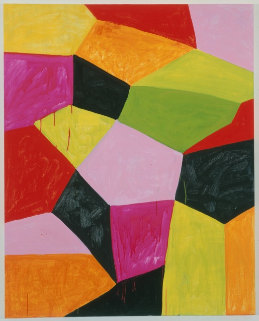 “Primalon Ballroom”, 2002, oil on canvas on wood,127x101.6cm, ©Mary Heilmann; Photo credit: Oren Slor, Courtesy of the artist, 303 Gallery, New York, and Hauser & Wirth 