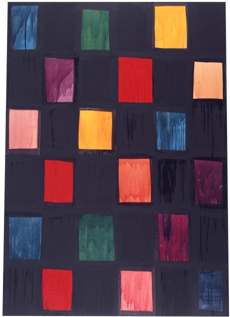 “The Thief of Baghdad”, 1983, oil on canvas, 152.4x106.68cm, ©Mary Heilmann; Photo credit: Pat Hearn Gallery, Courtesy of the artist, 303 Gallery, New York, and Hauser & Wirth 