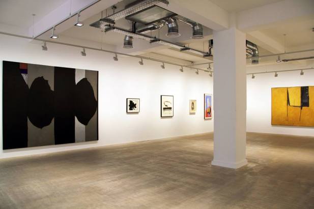 Installation, Robert Motherwell at Bernard Jacobson Gallery, London