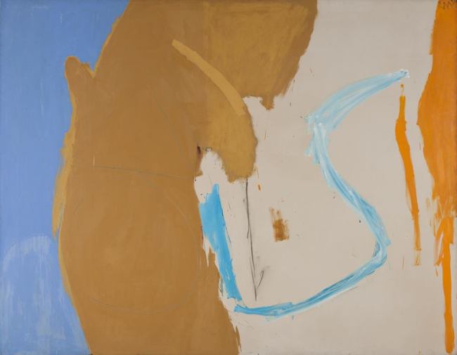 “California”, 1959, oil and charcoal on canvas, 177.2 x 227.3cm
