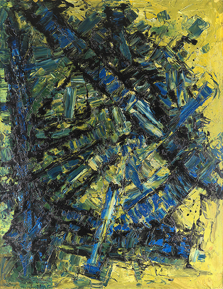"Reactive", 1959, oil on canvas, 198x152cm
