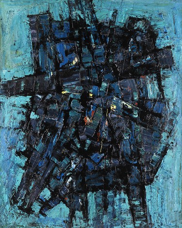 "Myth Form", 1958, oil on canvas, 152x122cm