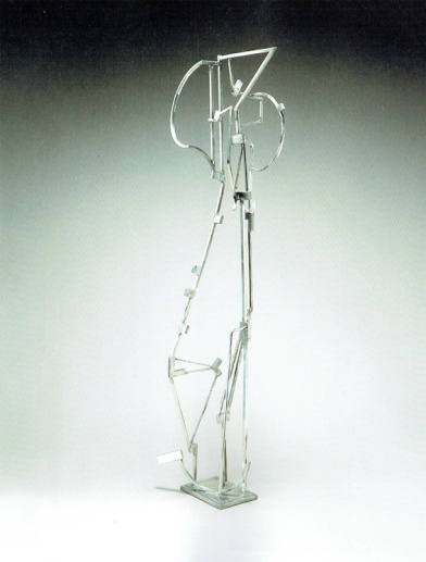 David Smith, "Tower 8", 1957, silver.