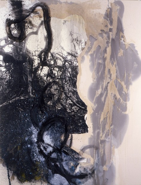 Ian McKeever, ‘Hearing You Breathe II’, 1986, oil and photograph on canvas