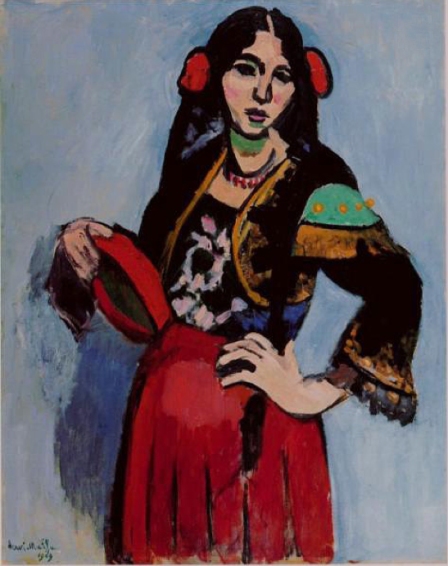 Henri Matisse, "Spanish Woman with a Tambourine",