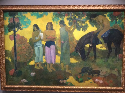 Paul Gauguin, "Gathering Fruit", 1899.