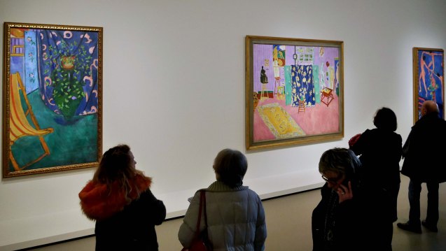 Matisses at the Shchukin Collection; photo John Pollard